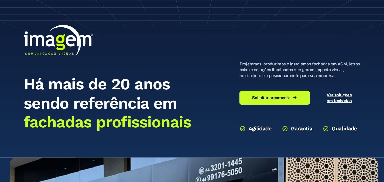 Miniatura do site Imagem Comunicação Visual