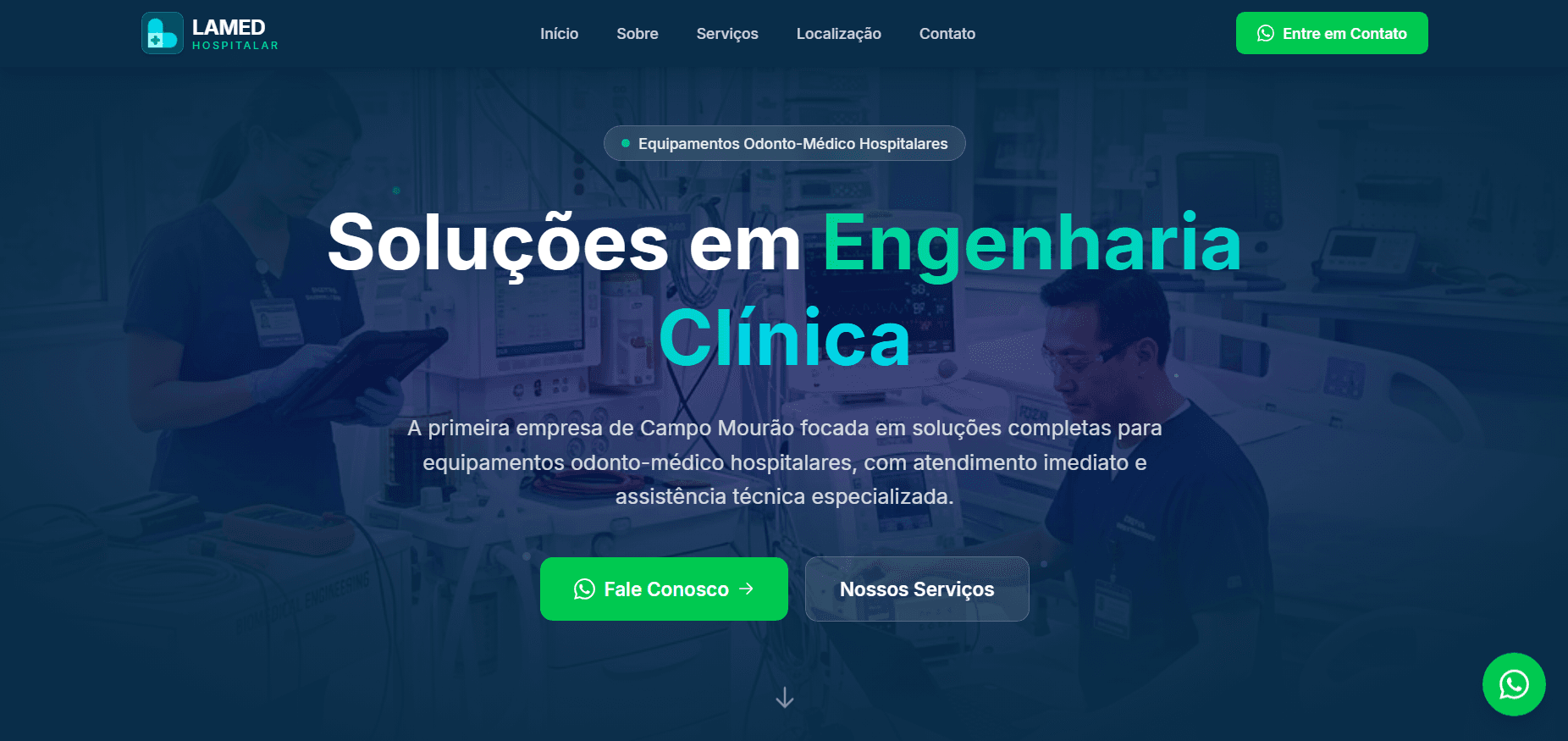 Miniatura do site Lamed Hospitalar